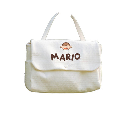 Baby monkey - Borsa Fasciatoio per Neonato personalizzata con nome