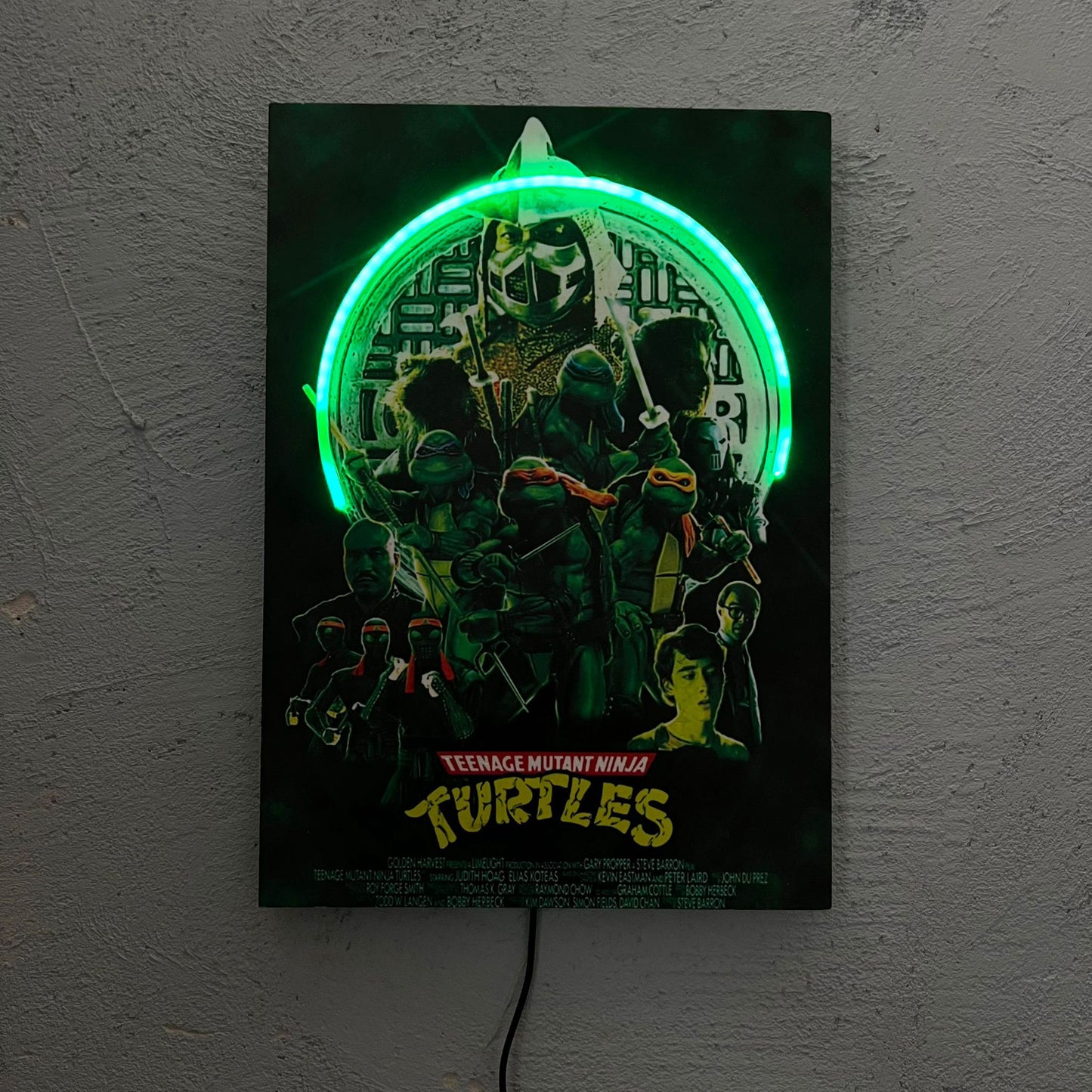 Mutant Ninja - Quadretto con Neon Led