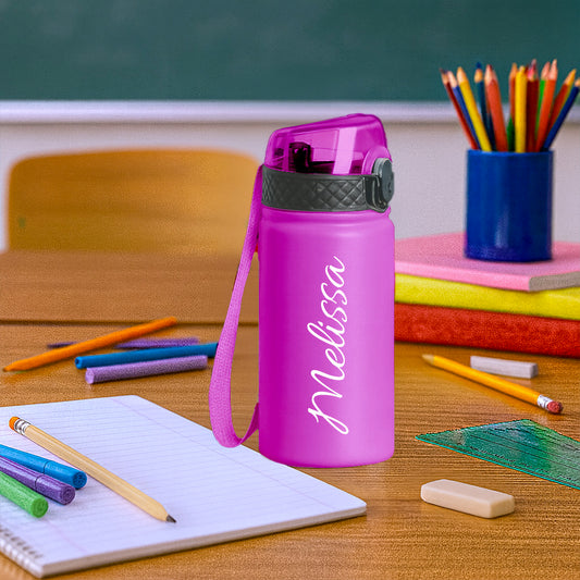 Pen Name - Borraccia termica da 550 ml - personalizzata con nome