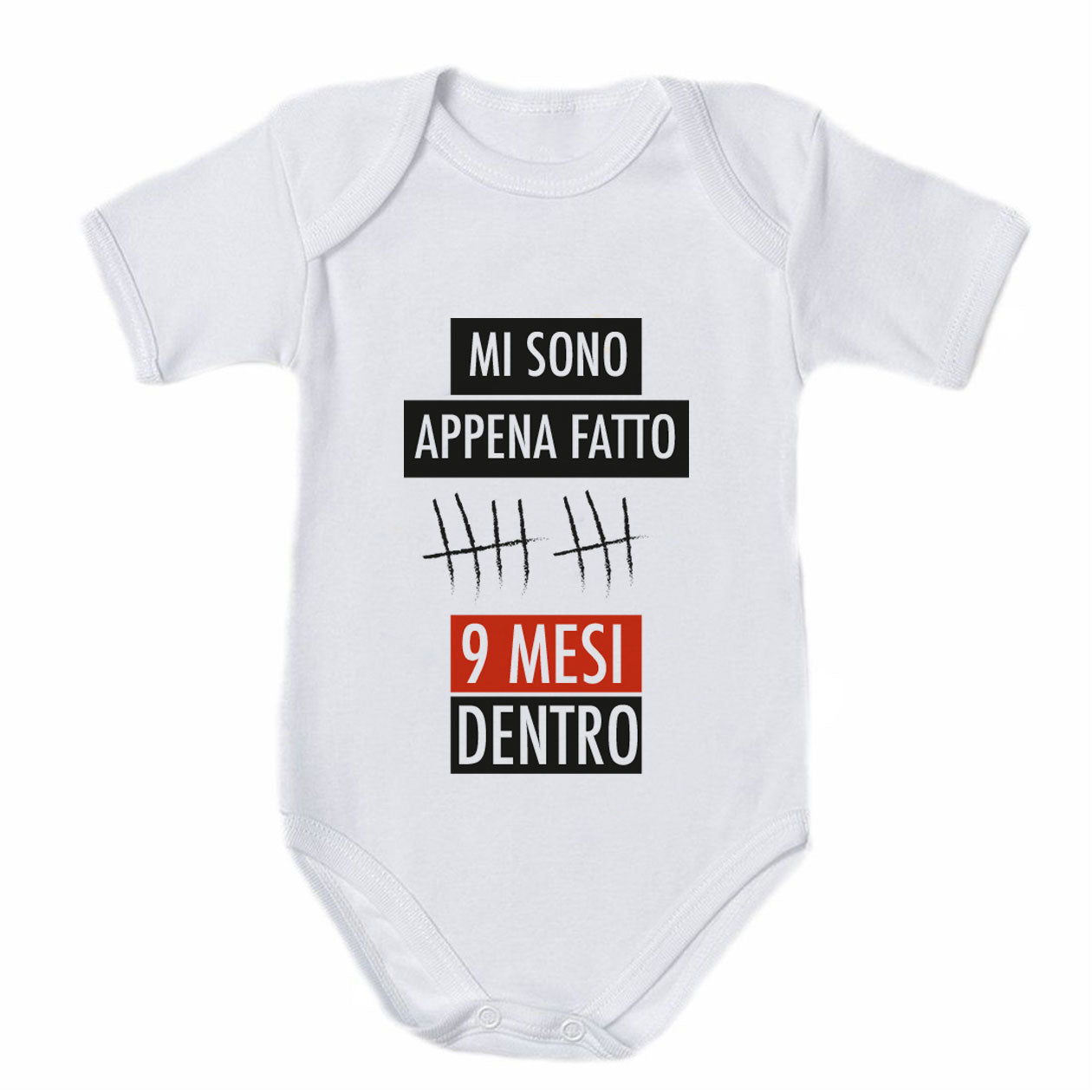 Mi sono appena fatto 9 mesi dentro - Tutina neonato