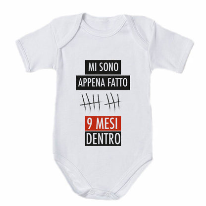 Mi sono appena fatto 9 mesi dentro - Tutina neonato