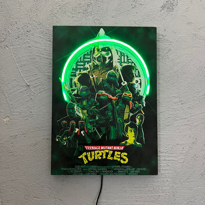 Mutant Ninja - Quadretto con Neon Led