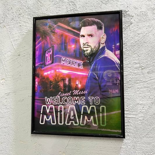 Miami 10 - Quadretto poster 3D