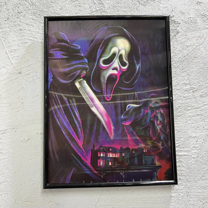 Horror mask - Quadretto poster 3D