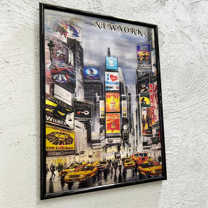 New York - Quadretto poster 3D