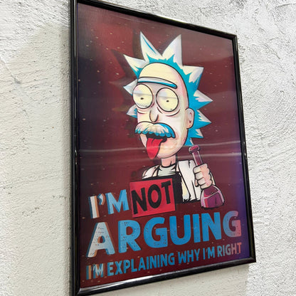 I'm not arguing - Quadretto poster 3D