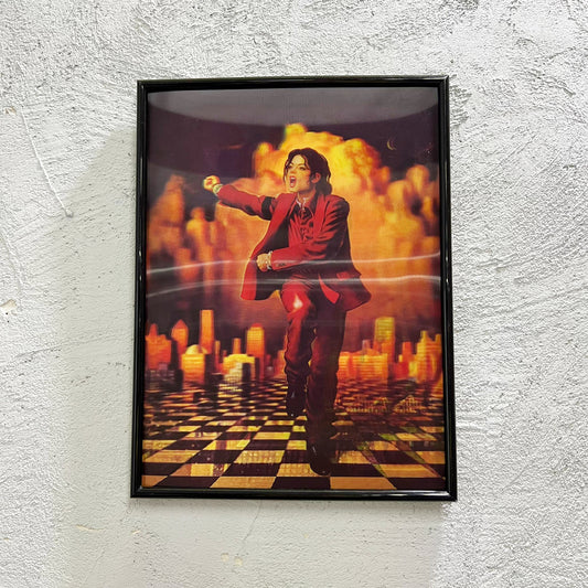 King of pop - Quadretto poster 3D