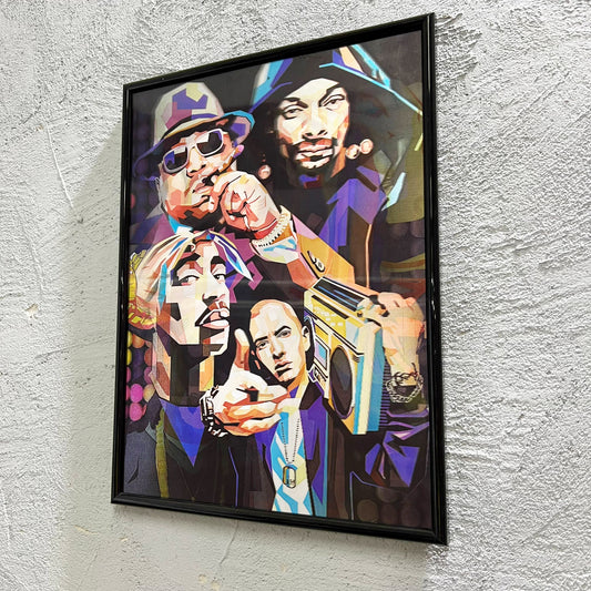 Old school - Quadretto poster 3D
