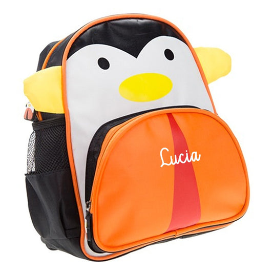 Pingu - Zaino per bambini personalizzato con nome