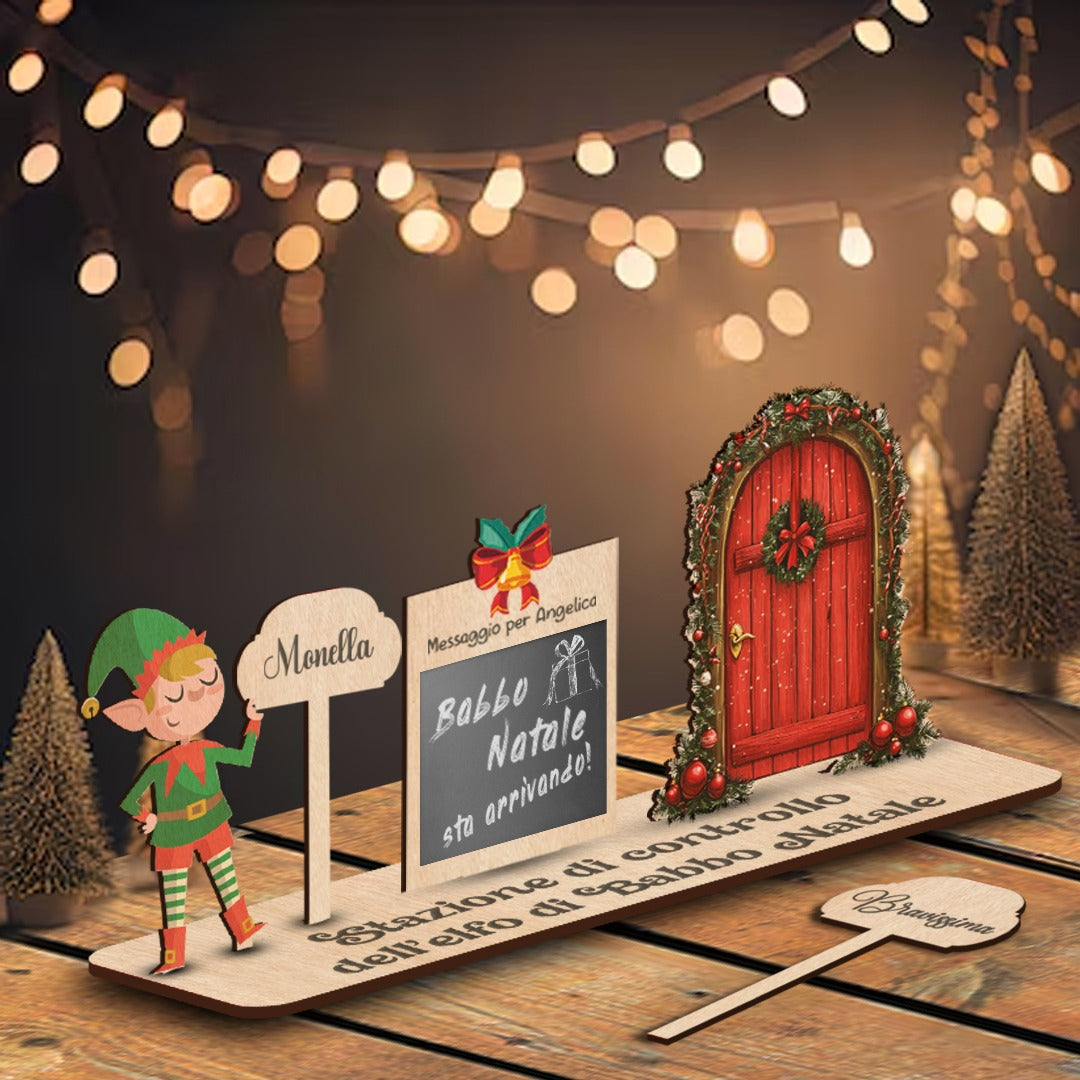 Stazione dell'Elfo - personalizzata con nome