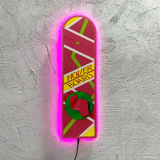 Hover Board - Quadretto con Neon Led