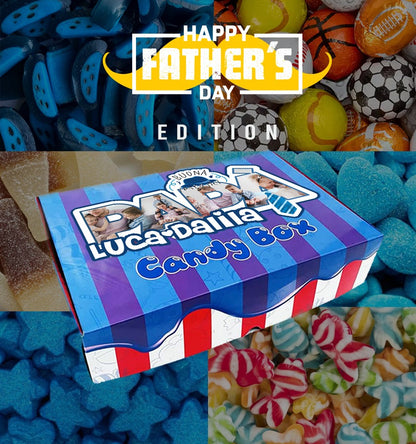 Candy Box - Happy Father's Day - personalizzata con foto e nomi