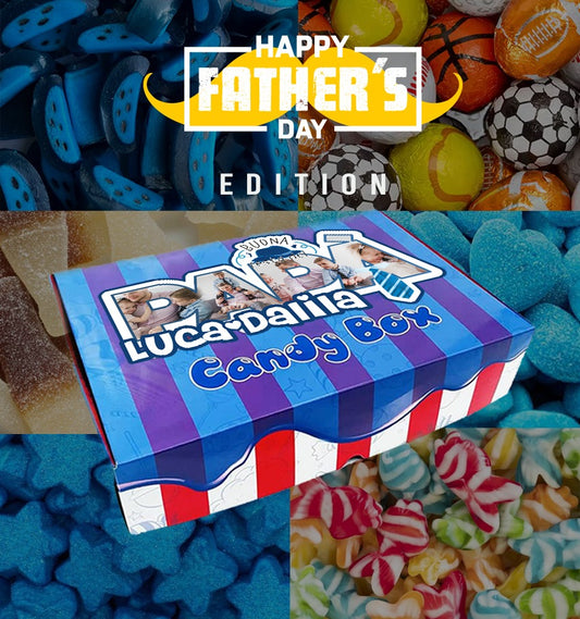 Candy Box - Happy Father's Day - personalizzata con foto e nomi