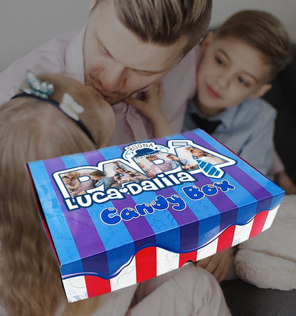 Candy Box - Happy Father's Day - personalizzata con foto e nomi