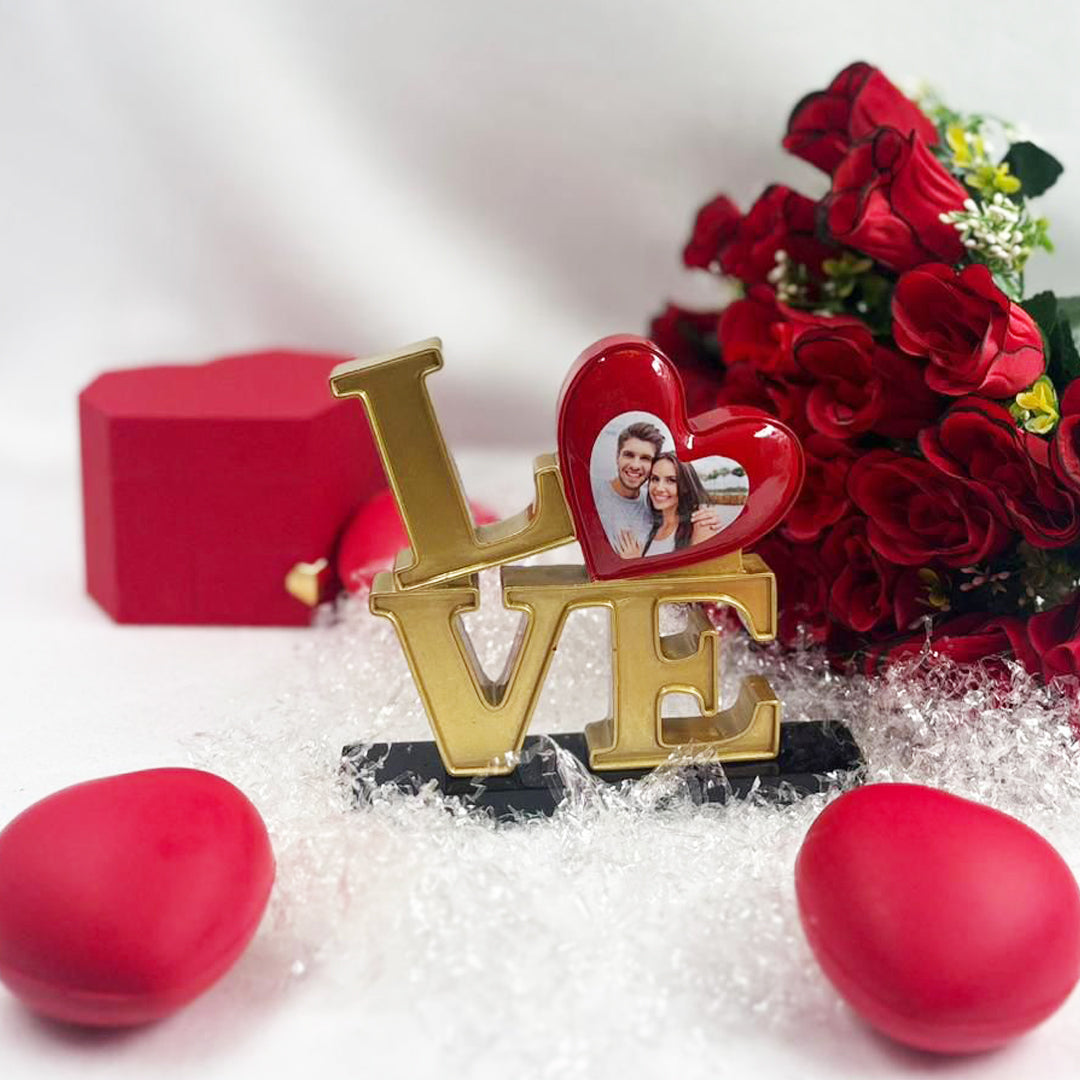 Scritta Love con foto