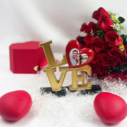 Scritta Love con foto