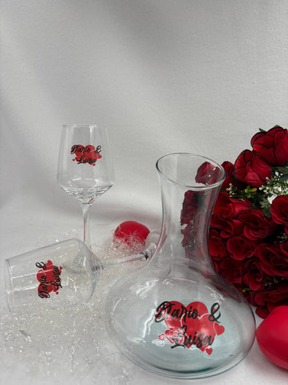 Decanter Love - personalizzati con nomi