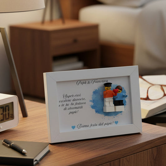 Happy Father's Day - Cornice con dedica e lexo