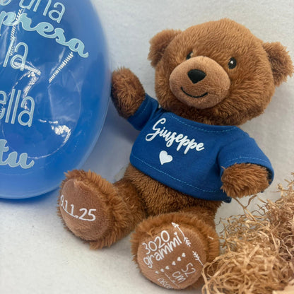 Teddy Surprise - Uovo sorpresa con orsetto personalizzato