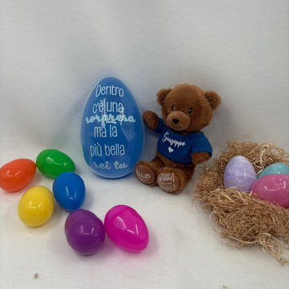 Teddy Surprise - Uovo sorpresa con orsetto personalizzato