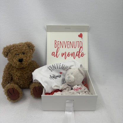 Benvenuto al mondo…Box componibile con diversi articoli