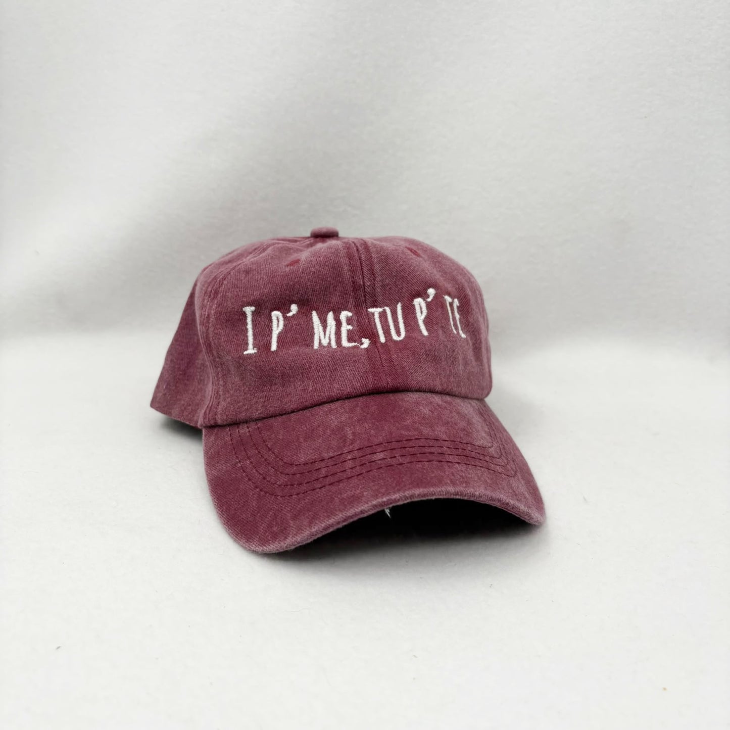I p' me, tu p' te - Cappello con ricamo
