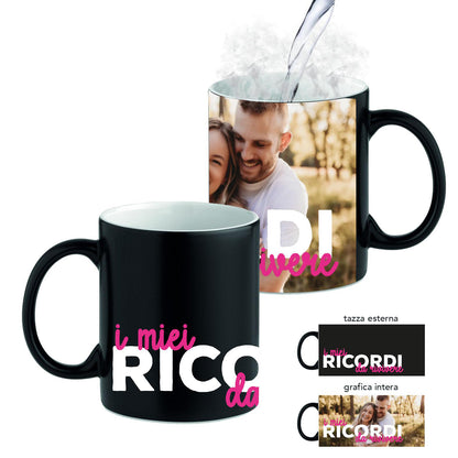 I miei ricordi da vivere - Tazza Magica - personalizzata con foto