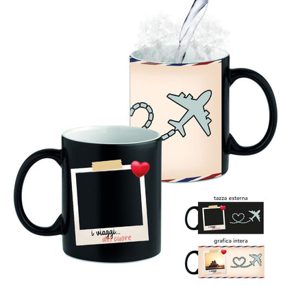 Travel - Tazza Magica - personalizzata con foto