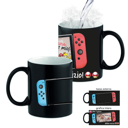 Che il gioco abbia inizio - Tazza Magica - personalizzata con foto