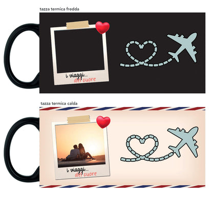 Travel - Tazza Magica - personalizzata con foto