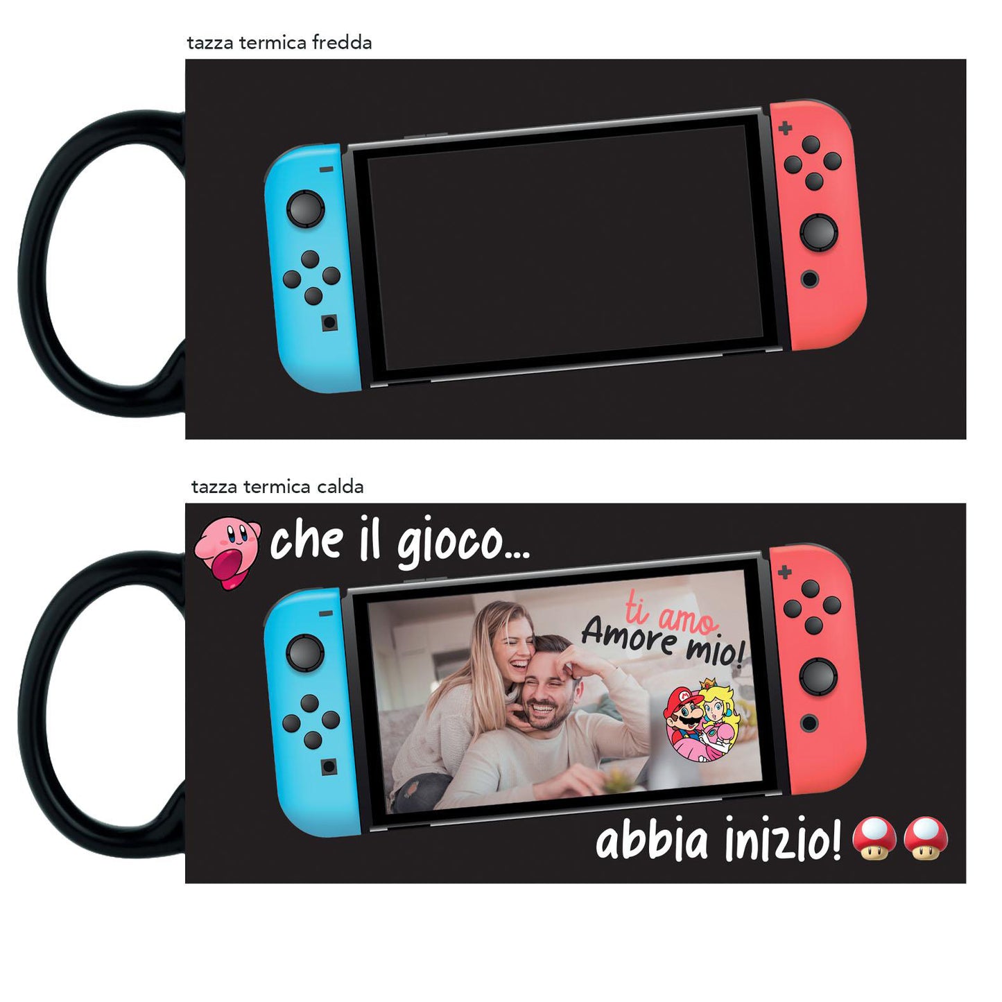 Che il gioco abbia inizio - Tazza Magica - personalizzata con foto