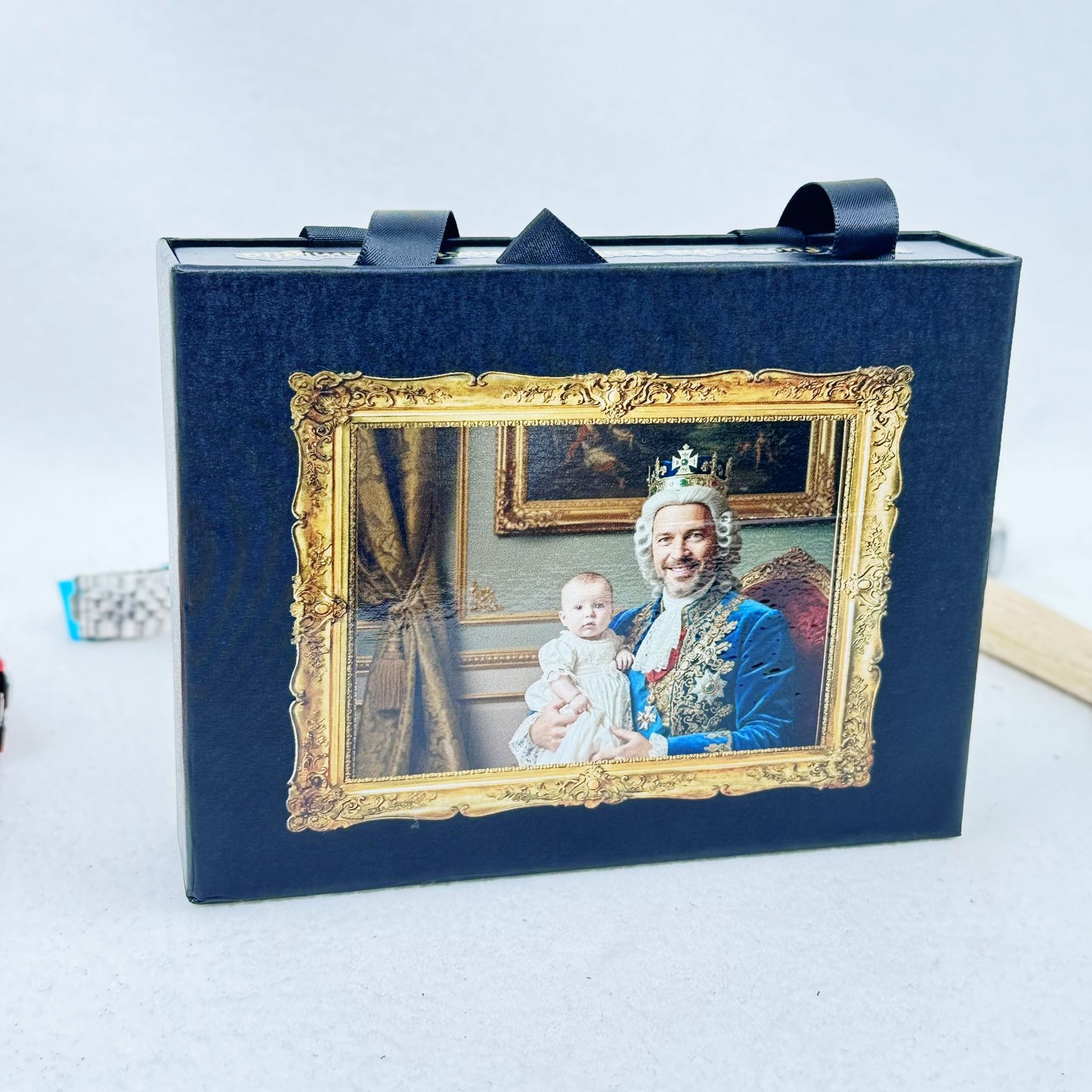 Papà sei il re della nostra casa - box personalizzata