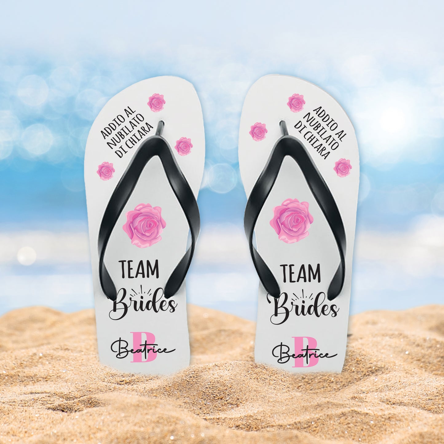 Team brides - Infradito - personalizzati con nome
