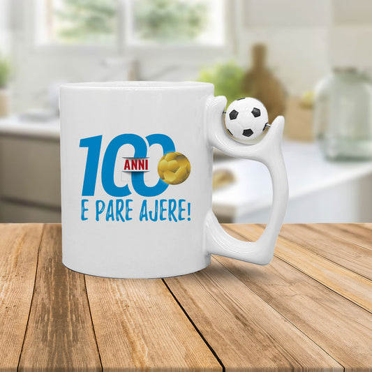 100 anni e pare ajere - Tazza mug con manico pallone