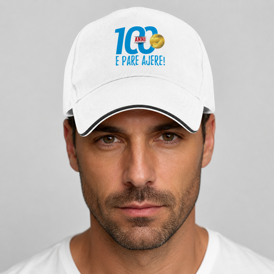 100 ann e pare ajere - Cappello con visiera