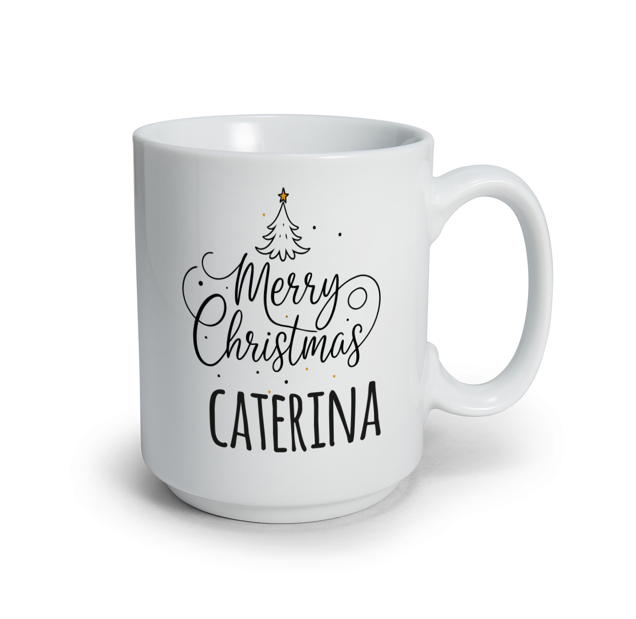 Marry Christmas - Tazza mug - idea regalo Natale - personalizzato con nome