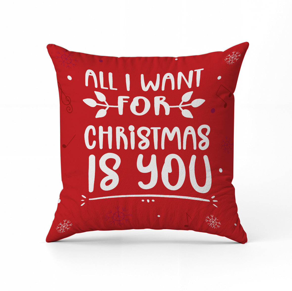 All I want for christmas is you - Cuscino Personalizzato - idea regalo Natale