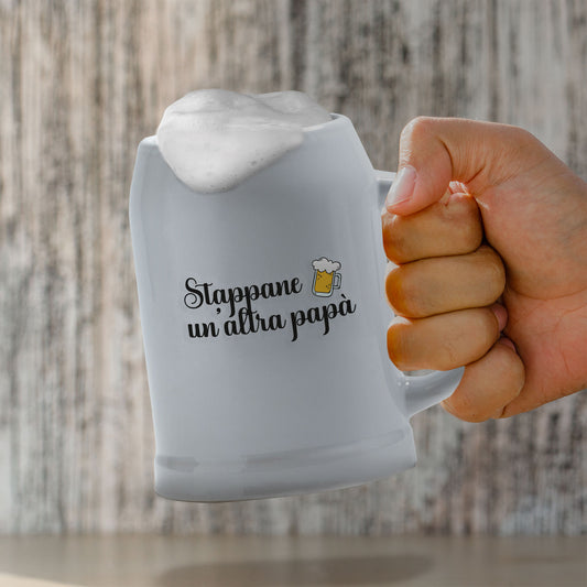 Stappane un'altra papà  - Caraffa in ceramica