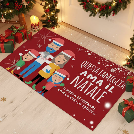 Questa famiglia ama il Natale - Tappeto
