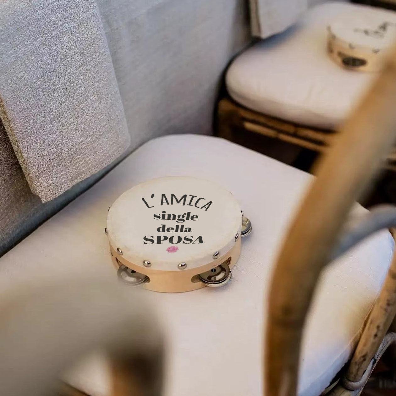 La sposa e le sue amiche - Set da 10 Tamburelli - personalizzati