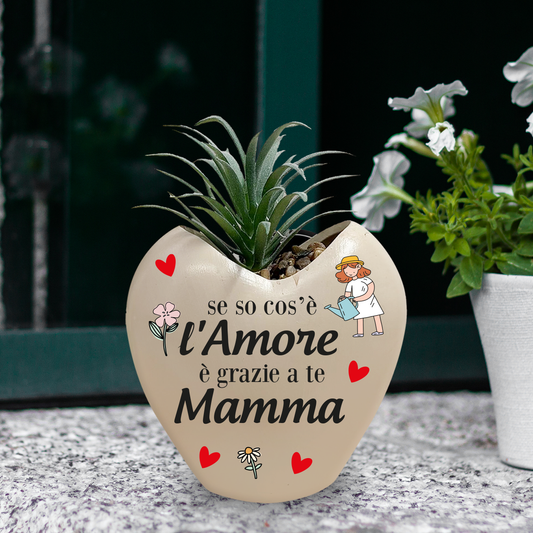 L'amore di mamma - Piantina con vaso
