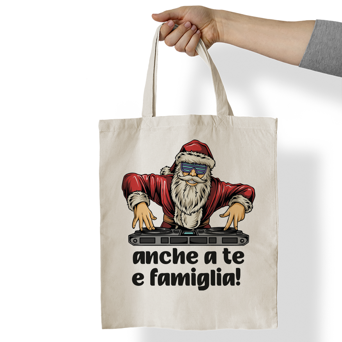 Anche a te e famiglia! - Shopper In Cotone