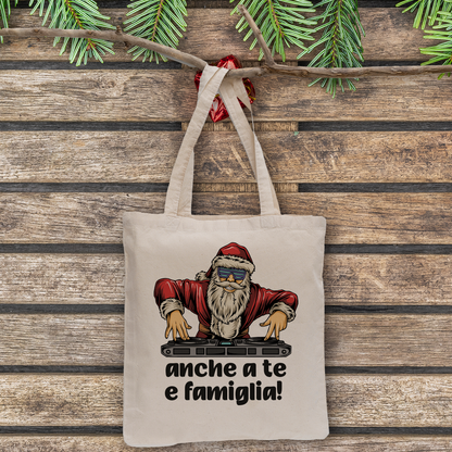 Anche a te e famiglia! - Shopper In Cotone