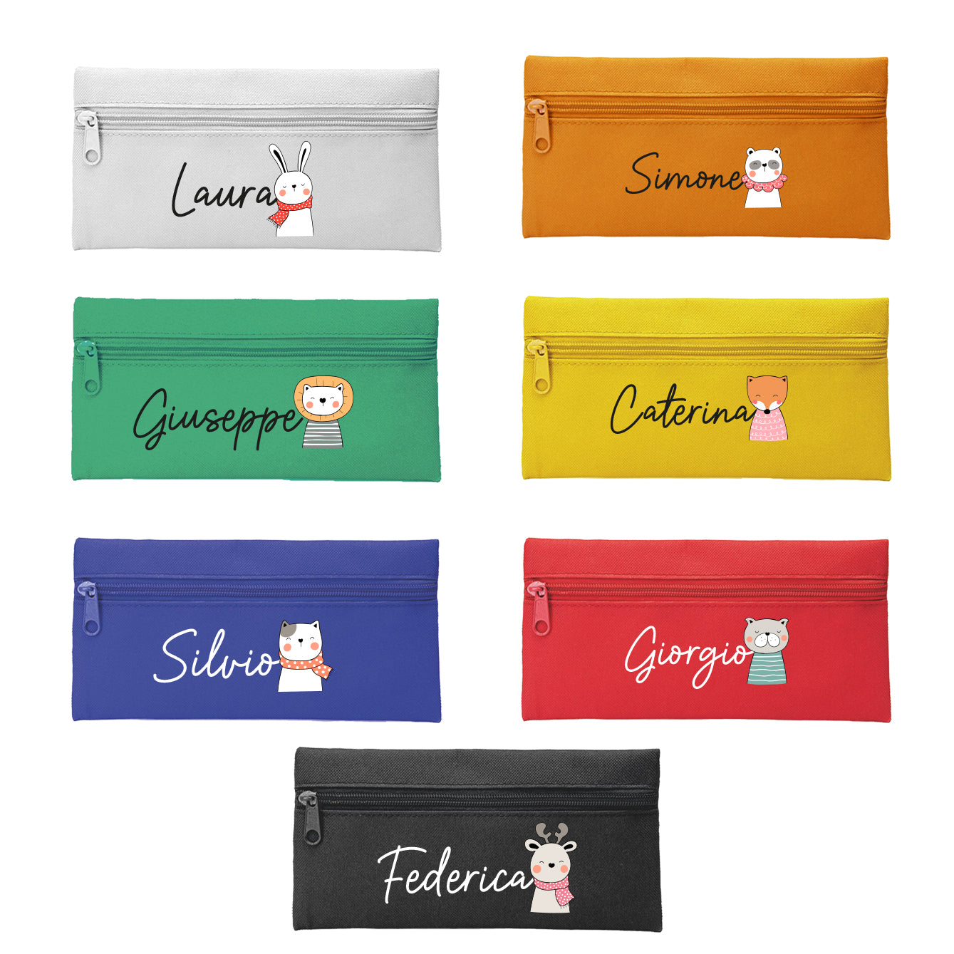 Baby animal - Astuccio in Poliestere - personalizzato con nome