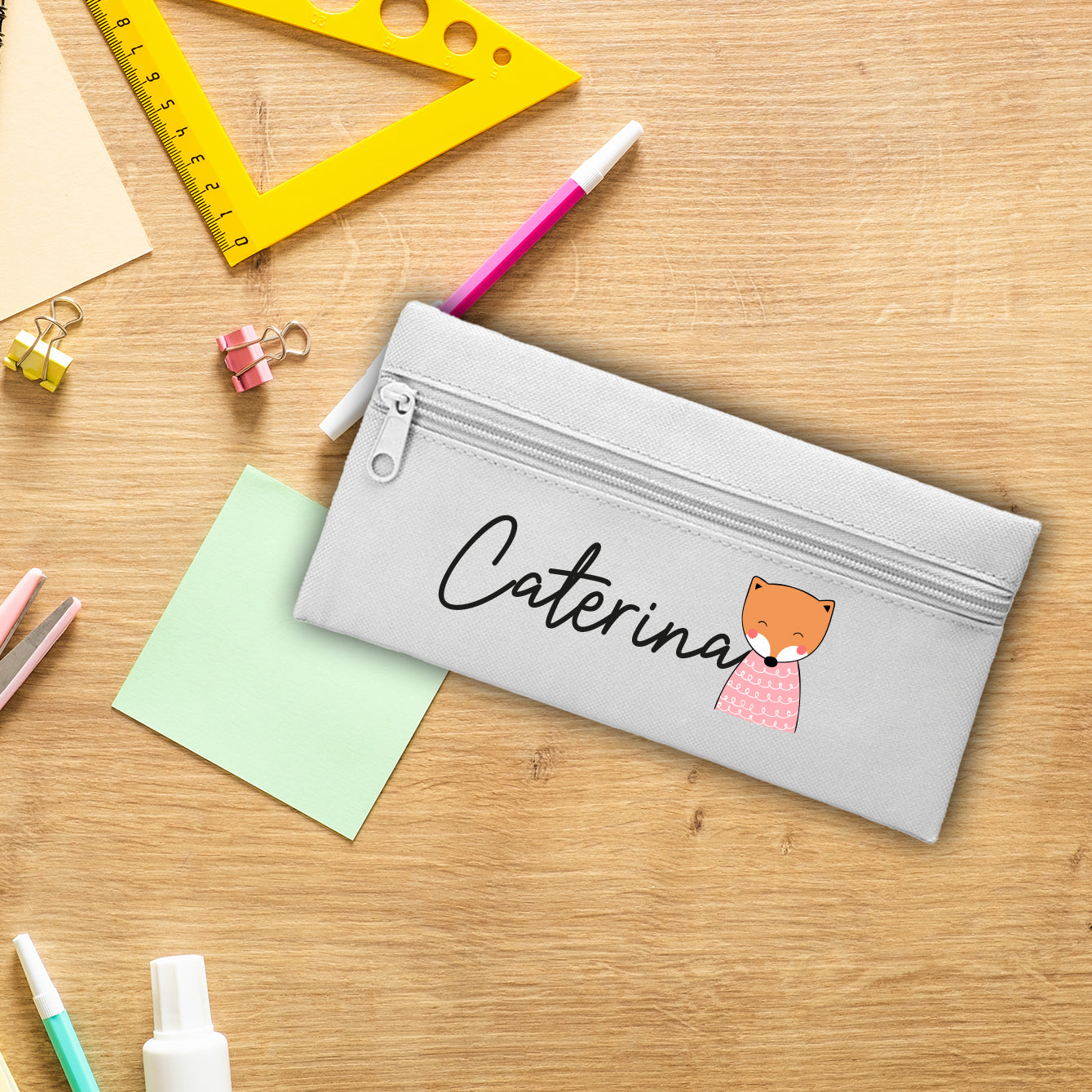 Baby fox - Astuccio in Poliestere - personalizzato con nome
