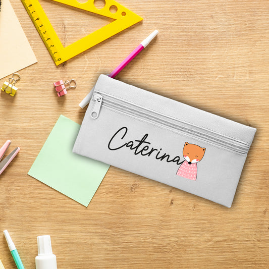 Baby fox - Astuccio in Poliestere - personalizzato con nome