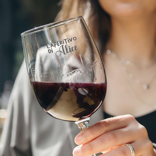 L'aperitivo - Calice da Vino Personalizzato