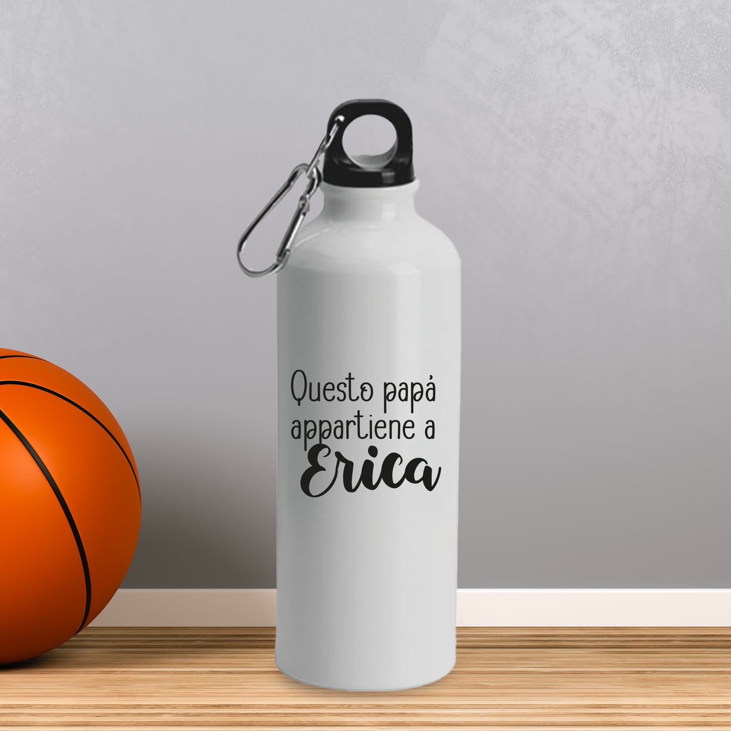 Questo papà appartiene a... - Borraccia Ecosostenibile - personalizzata con nome