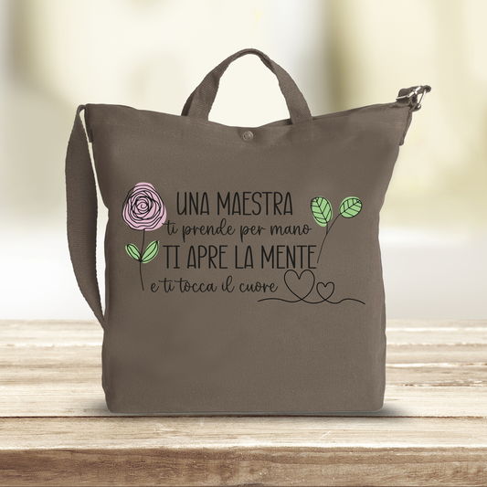 Grazie Maestra - Borsa da Donna in Tela