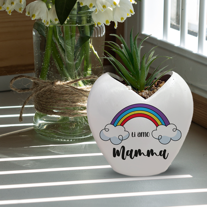 Mamma rainbow - Piantina con vaso